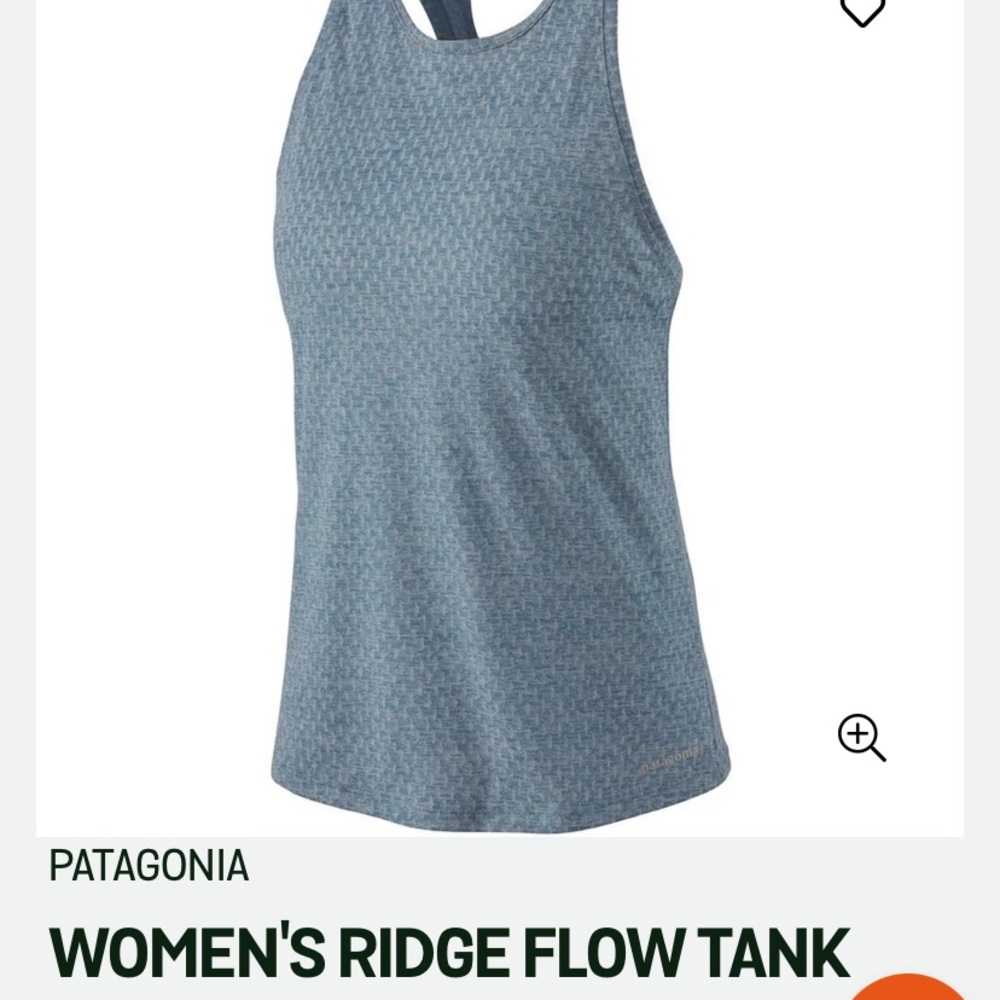 Patagonia Women's Ridge Flow Tank - Blue (size small)